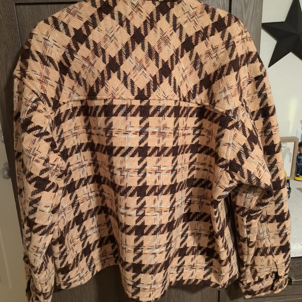NWT Entro plaid oversized jacket - Picture 7 of 12